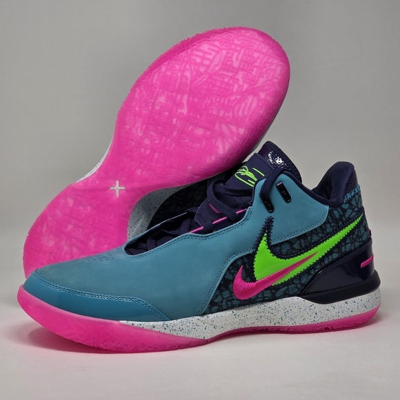 Nike Zoom Lebron NXXT Gen Miami South Beach Sneakers Men's Size 12.5 FJ1566-300 - Picture 1 of 9